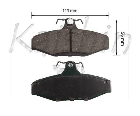 Kaishin FK10157 Brake Pad Set, disc brake FK10157