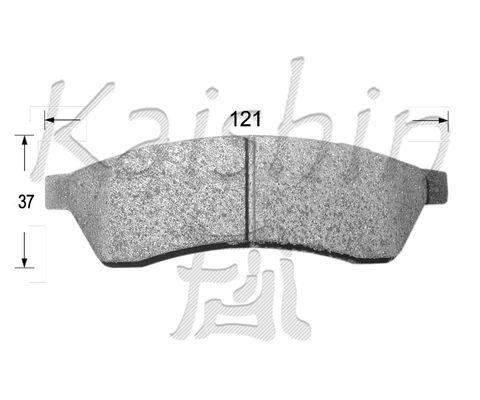Kaishin FK10114 Brake Pad Set, disc brake FK10114
