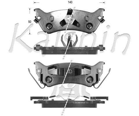 Kaishin FK10032 Brake Pad Set, disc brake FK10032