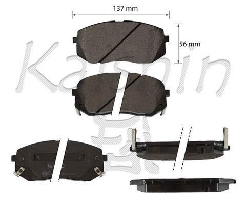 Kaishin FK11314 Front disc brake pads, set FK11314