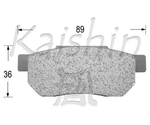 Kaishin FK5018 Brake Pad Set, disc brake FK5018