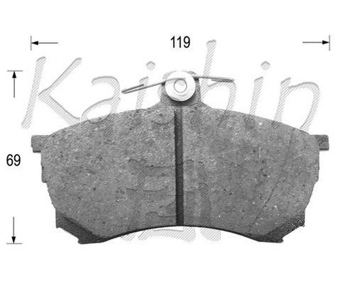 Kaishin FK6102 Brake Pad Set, disc brake FK6102