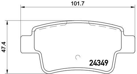 Kaishin FK20275 Brake Pad Set, disc brake FK20275