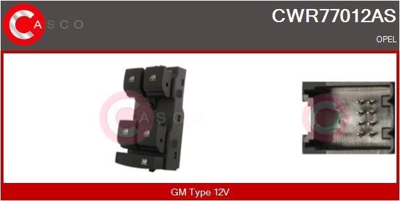 Casco CWR77012AS Window regulator button block CWR77012AS
