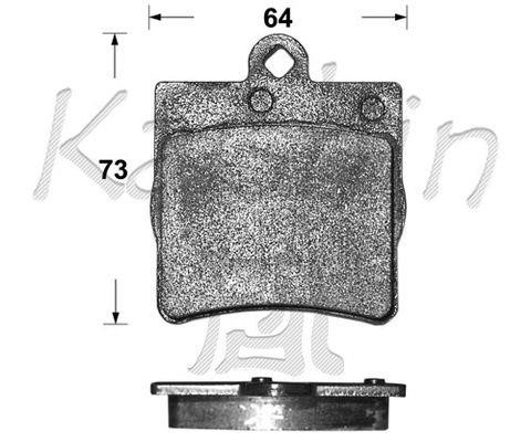 Kaishin FK10111 Brake Pad Set, disc brake FK10111