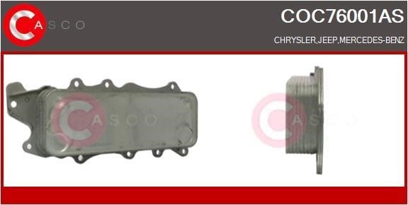Casco COC76001AS Oil Cooler, engine oil COC76001AS