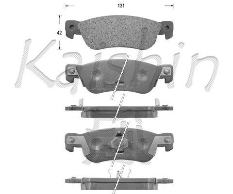 Kaishin FK4021 Brake Pad Set, disc brake FK4021