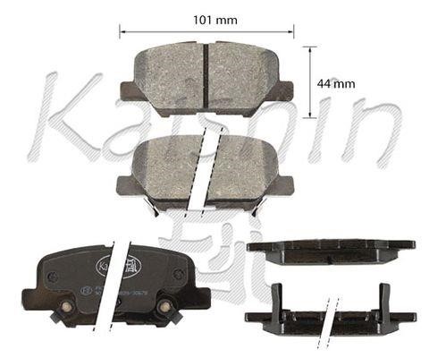 Kaishin FK6146 Rear disc brake pads, set FK6146