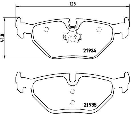 Kaishin FK20094 Brake Pad Set, disc brake FK20094