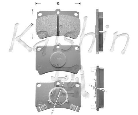 Kaishin FK3028 Front disc brake pads, set FK3028