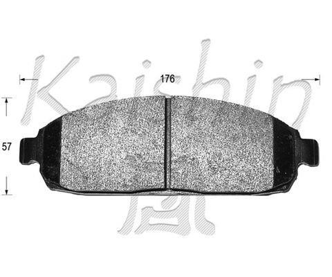 Kaishin FK10120 Front disc brake pads, set FK10120