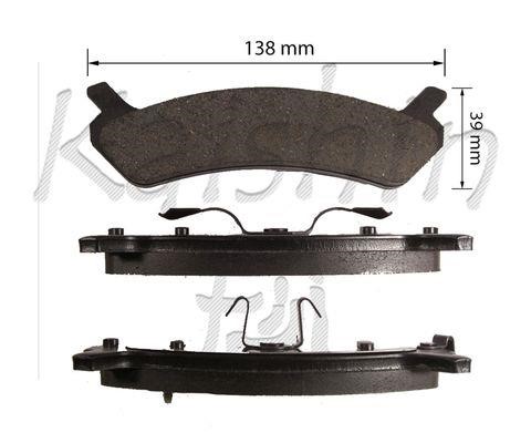 Kaishin FK10137 Brake Pad Set, disc brake FK10137