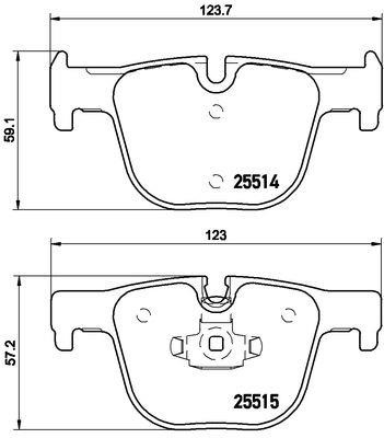 Kaishin FK20139 Brake Pad Set, disc brake FK20139