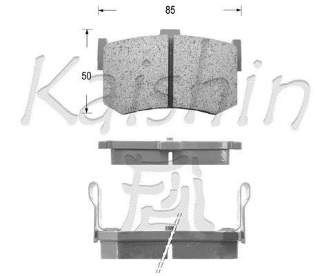 Kaishin FK5030 Brake Pad Set, disc brake FK5030