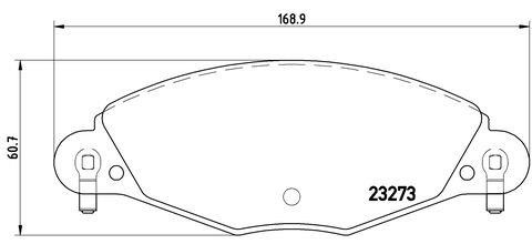 Kaishin FK20137 Brake Pad Set, disc brake FK20137