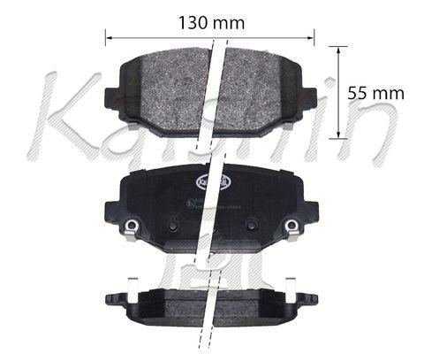 Kaishin FK10220 Brake Pad Set, disc brake FK10220