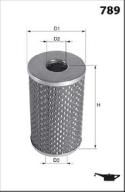 Misfat LM558 Oil Filter LM558