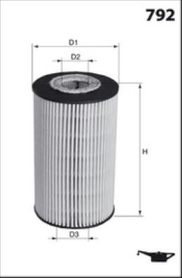 Misfat L131 Oil Filter L131