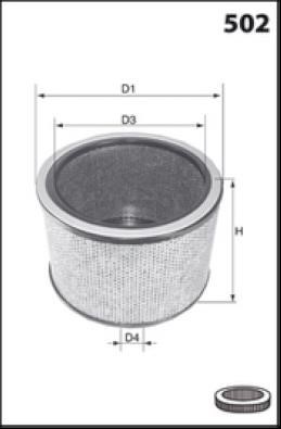 Misfat R1178 Air filter R1178