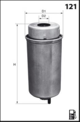 Misfat M647 Fuel filter M647