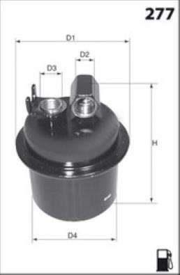 Misfat E143 Fuel filter E143
