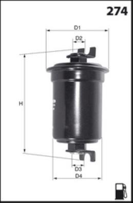 Misfat E133 Fuel filter E133