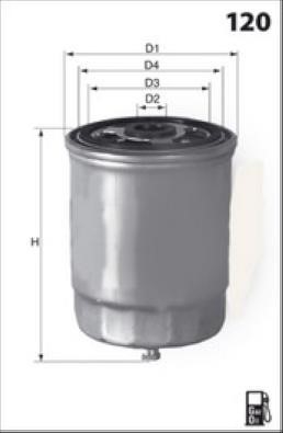 Misfat M671 Fuel filter M671