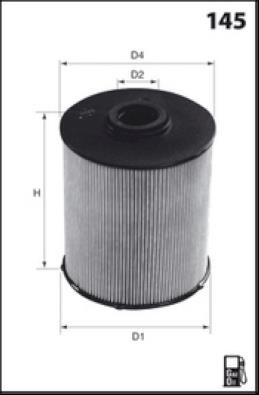 Misfat F165 Fuel filter F165