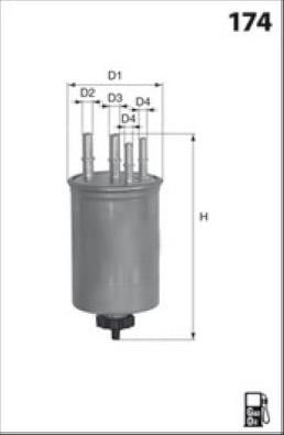 Misfat M431 Fuel filter M431
