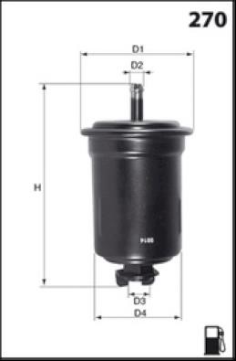 Misfat E148 Fuel filter E148