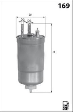 Misfat M293 Fuel filter M293