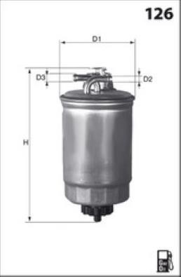 Misfat M290 Fuel filter M290