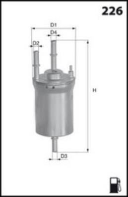 Misfat E103 Fuel filter E103