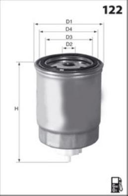 Misfat M666 Fuel filter M666