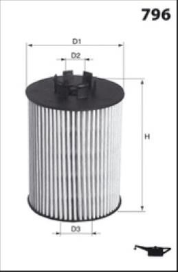 Misfat L212 Oil Filter L212