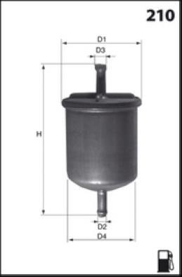 Misfat E111 Fuel filter E111