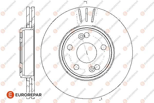 Eurorepar 1667858780 Brake disc, set of 2 pcs. 1667858780