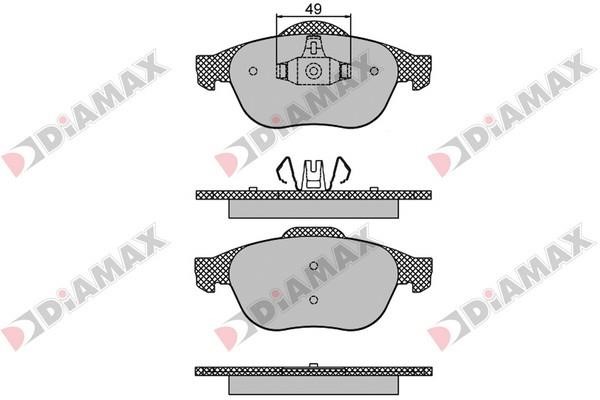 Diamax N09272 Brake Pad Set, disc brake N09272