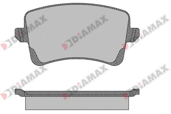 Diamax N09141 Brake Pad Set, disc brake N09141