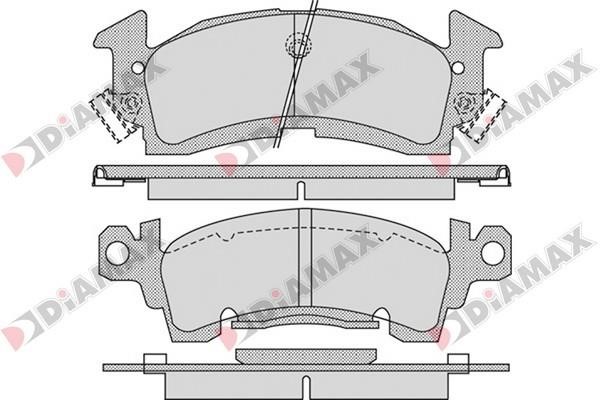 Diamax N09298 Brake Pad Set, disc brake N09298