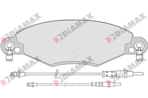 Diamax N09033 Brake Pad Set, disc brake N09033