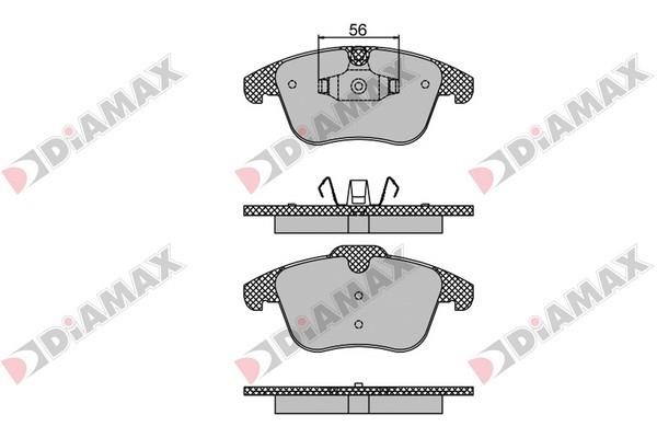Diamax N09181 Brake Pad Set, disc brake N09181