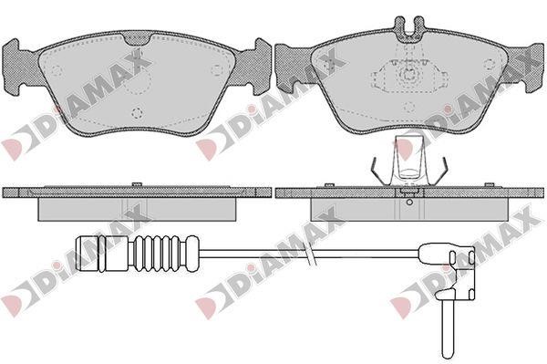 Diamax N09157A Brake Pad Set, disc brake N09157A