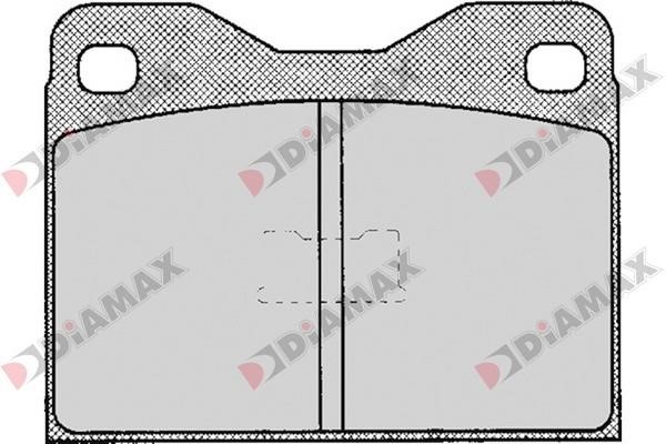 Diamax N09155 Brake Pad Set, disc brake N09155