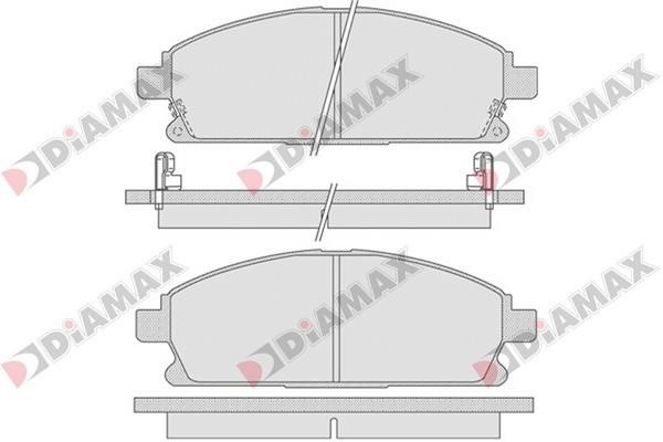 Diamax N09081 Brake Pad Set, disc brake N09081
