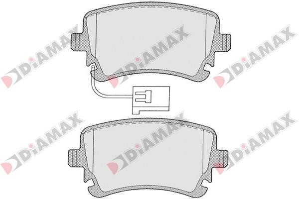 Diamax N09127 Brake Pad Set, disc brake N09127