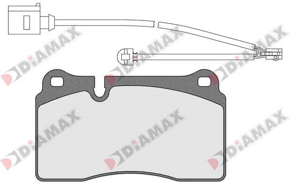 Diamax N09426A Brake Pad Set, disc brake N09426A