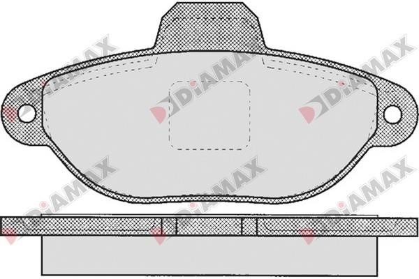 Diamax N09350 Brake Pad Set, disc brake N09350