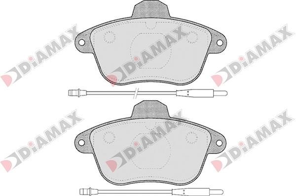 Diamax N09041 Brake Pad Set, disc brake N09041