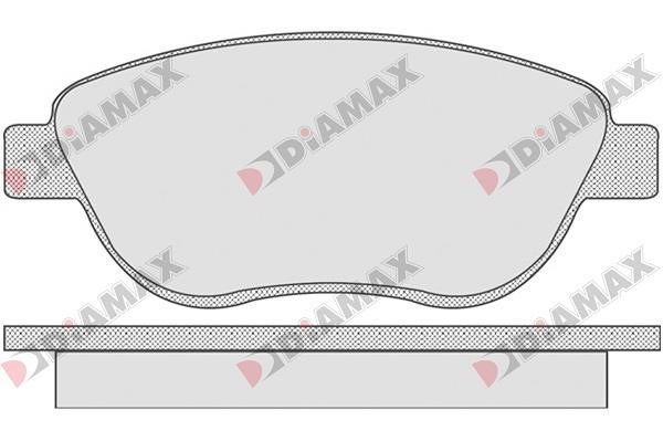 Diamax N09017 Brake Pad Set, disc brake N09017